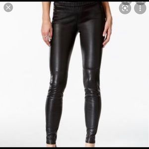 Michael Kors Size 2 Leather Leggings Pants